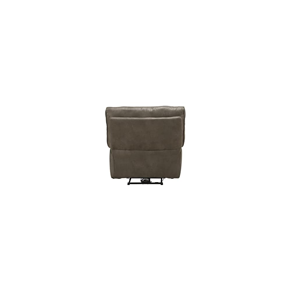 Power Lift Chair Recliner for Elderly,Tufting Electric Grey Leather Aire Recliner Sofa Loveseat Lounge Arm Chair Couch with USB for Home Office Living Room (Armchair) (Armchair)