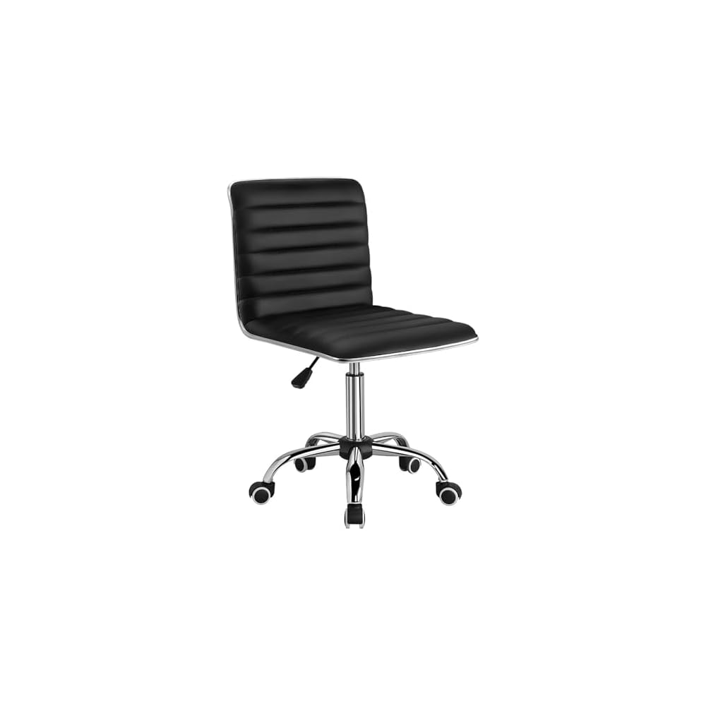 Multi-Purpose Adjustable Rolling Stools Chair Swivel Chair with A Backrest and Casters for Easy Movement. Height Adjustable, Suitable Various Occasions