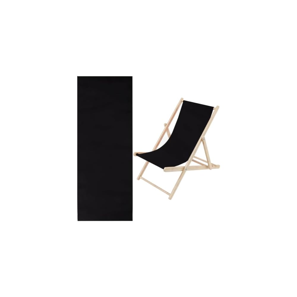 GORGECRAFT 1pcs Beach Sling Chair Replacement Lawn Chair Webbing Hot Pink and White Stripes Chair Oxford Cloth 435 * 1165mm Outdoor Patio Foldable Chaise Lounge Chair Fabric