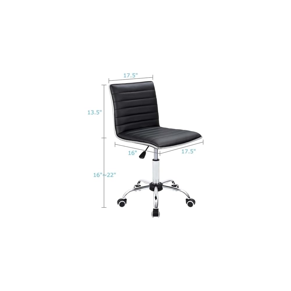 Multi-Purpose Adjustable Rolling Stools Chair Swivel Chair with A Backrest and Casters for Easy Movement. Height Adjustable, Suitable Various Occasions