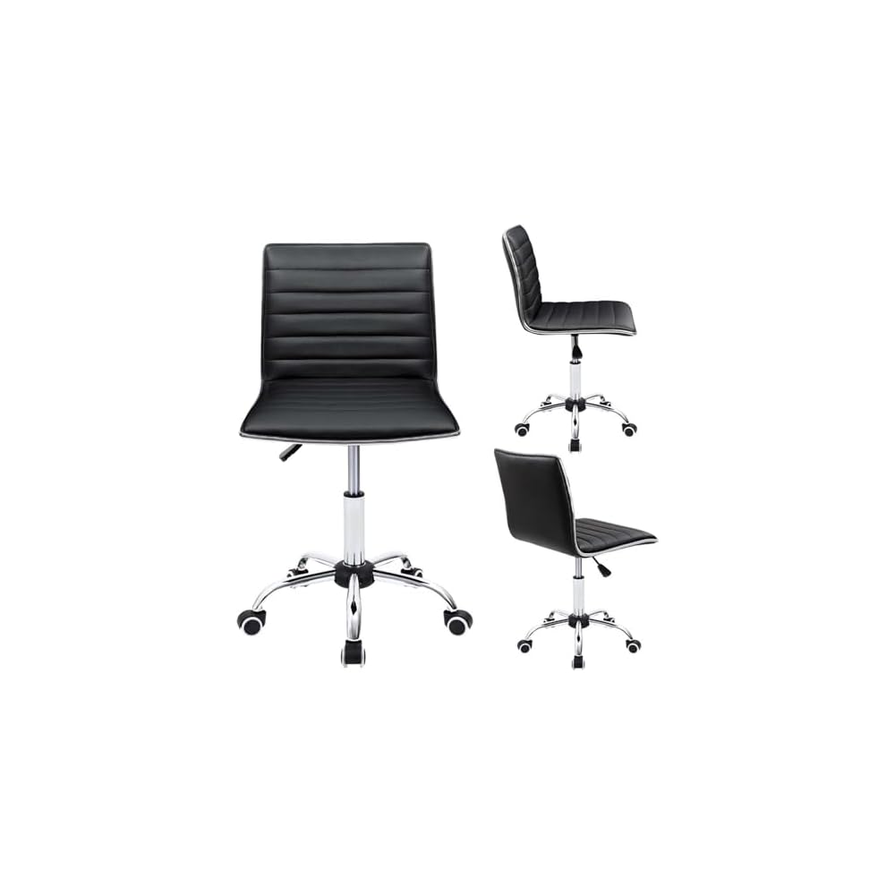 Multi-Purpose Adjustable Rolling Stools Chair Swivel Chair with A Backrest and Casters for Easy Movement. Height Adjustable, Suitable Various Occasions