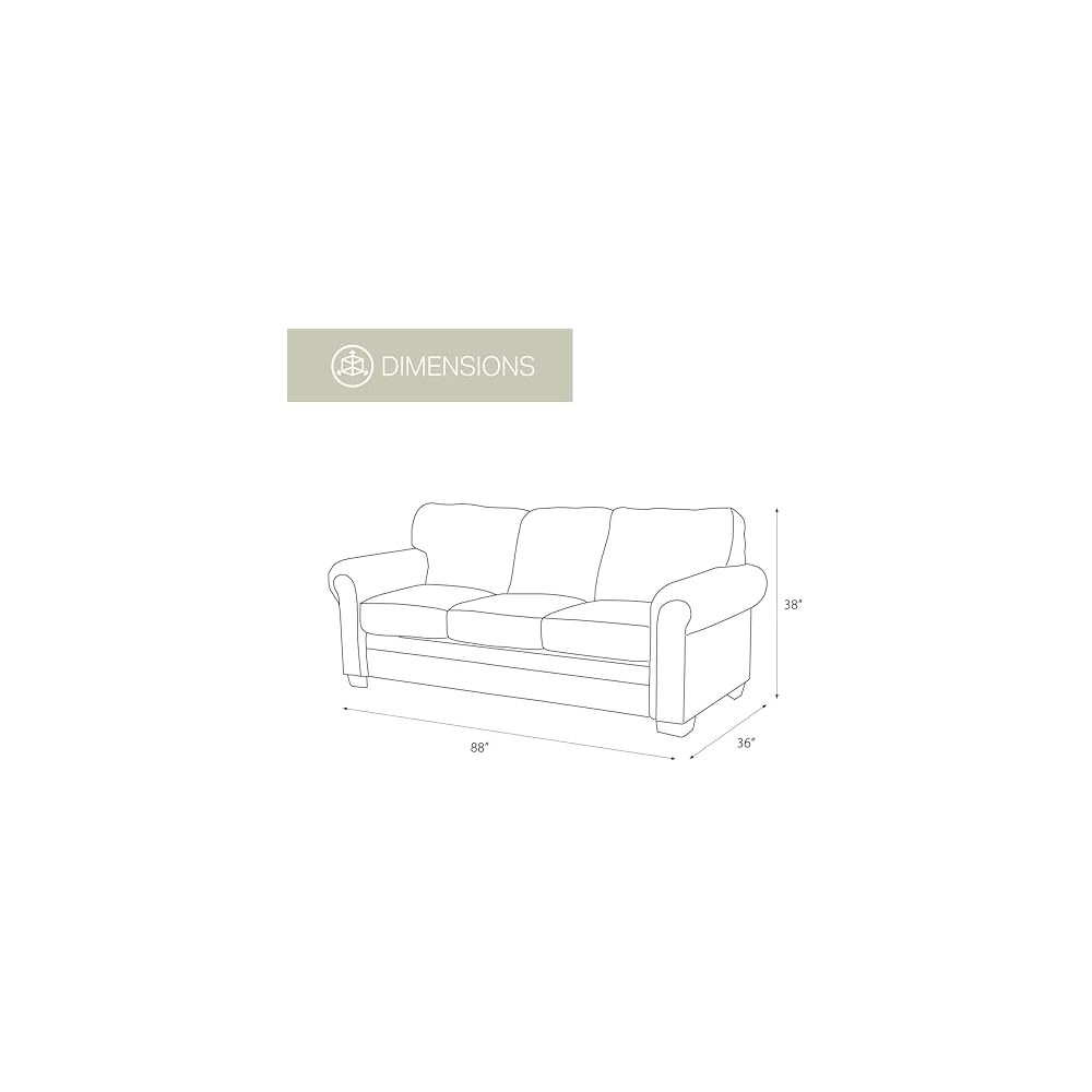 American Furniture Classics 88" Microfiber Deer Valley Sleeper Sofa in Brown
